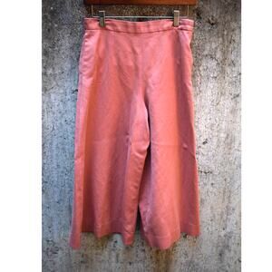 COS Wide-Leg Cropped Pants in Rose Pink – Size 6